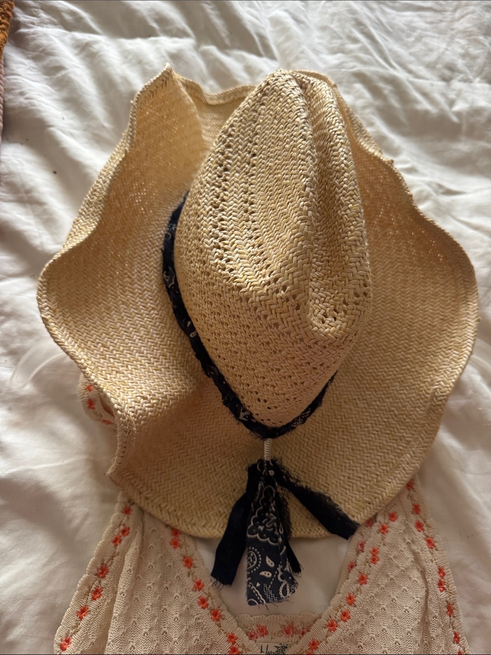 San Diego Hat Company Natural Straw Hat with Black Band and Tassel